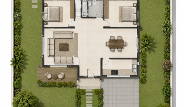Featured Image of Prestige Indavara Chikmagalur 60x60 Plot Plan