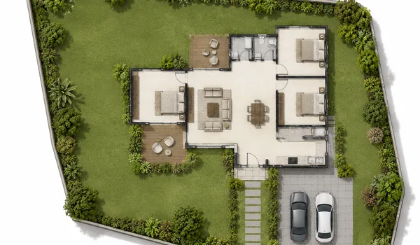 Featured Image of Prestige Indavara Chikmagalur Larger, irregular Plot Plan